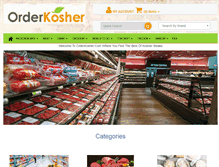 Tablet Screenshot of orderkosher.com